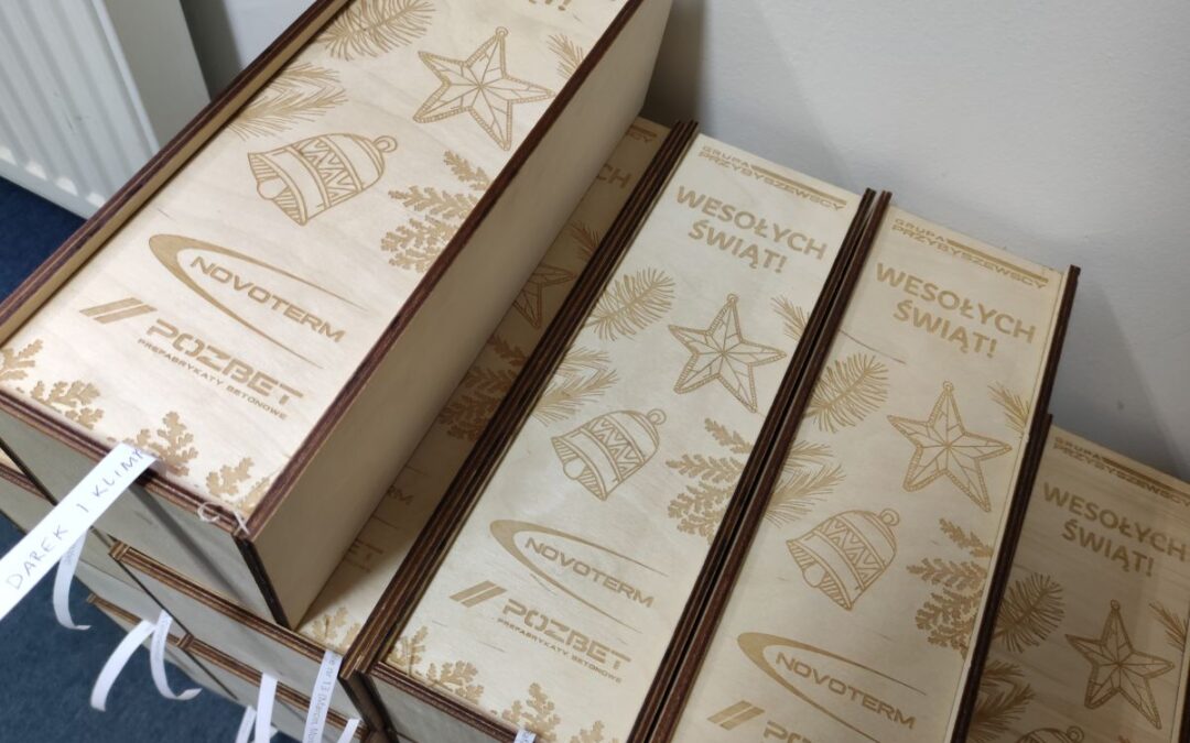 Pudełko na wino z odtwarzaniem dźwięku