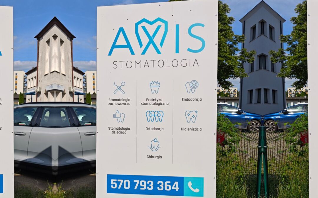 Baner reklamowy dla gabinetu dentystycznego